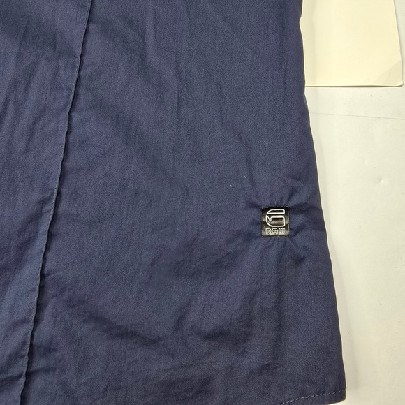 G Star Raw Diver Dress Men's Short Sleeve Button Up Shirt Large Utility Pockets - Picture 2 of 10